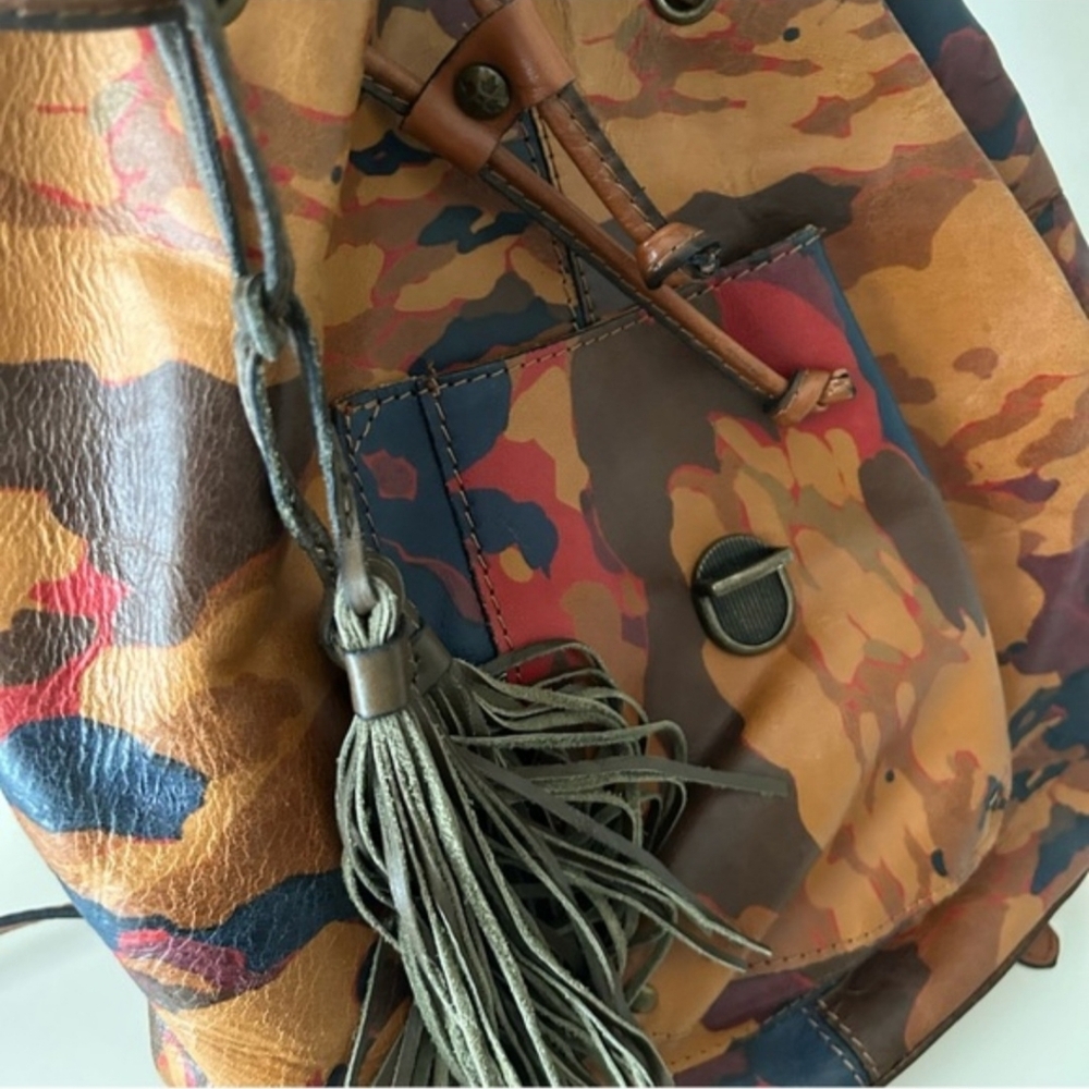 Patricia Nash Casape Backpack in Parisian Camo - Picture 7 of 10